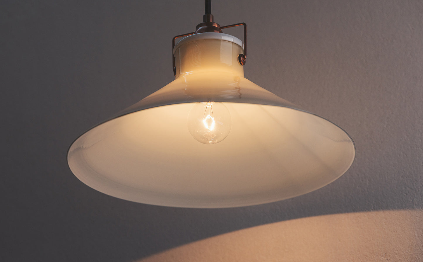 Conical Pendant Light XL  White