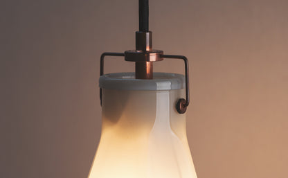 Rokkakei Pendant Light L  White