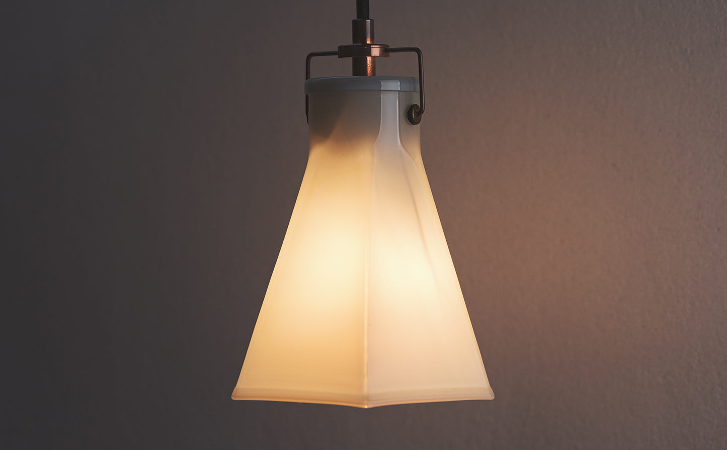 Rokkakei Pendant Light L  White
