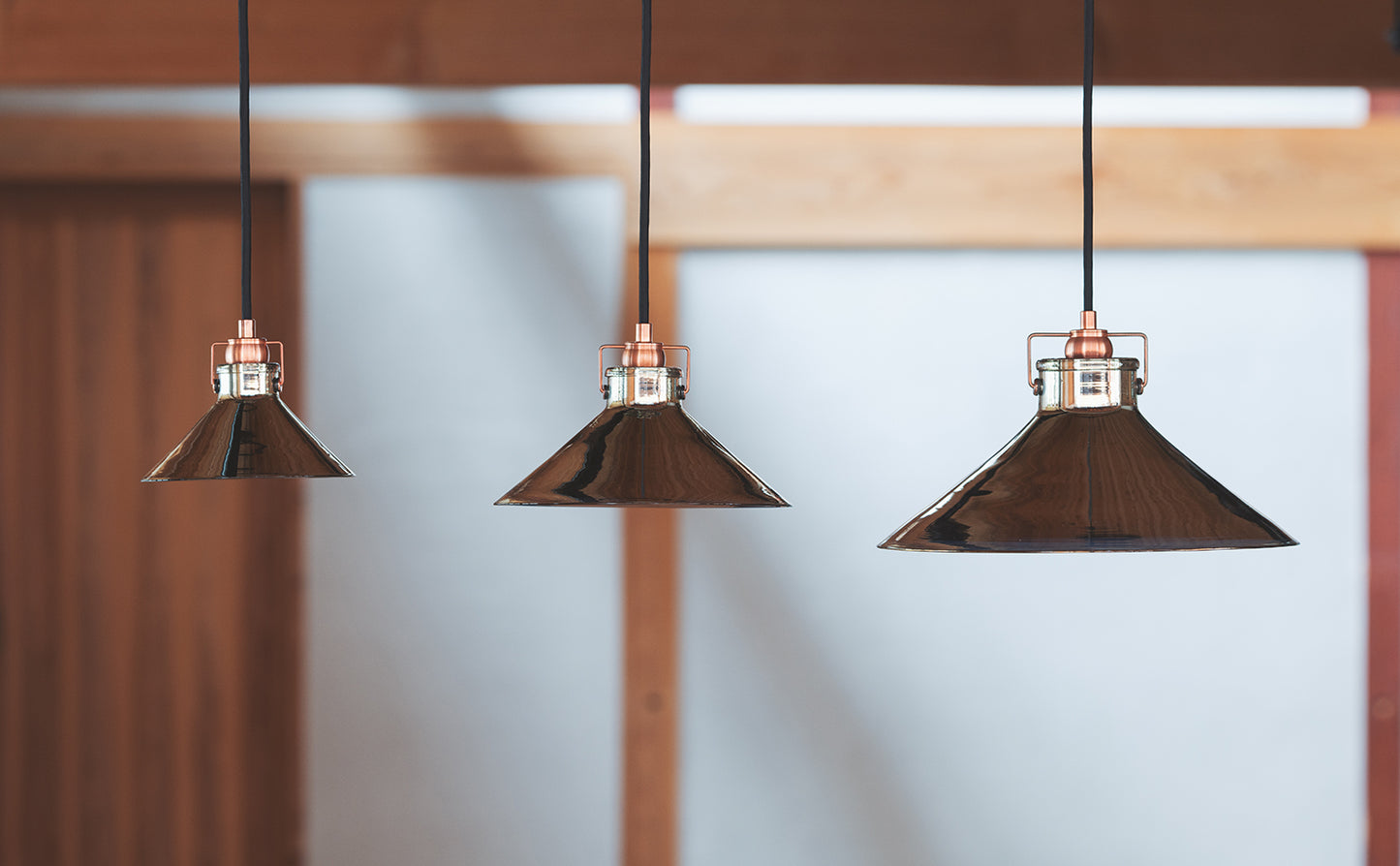 Conical Pendant Light L  Mirror