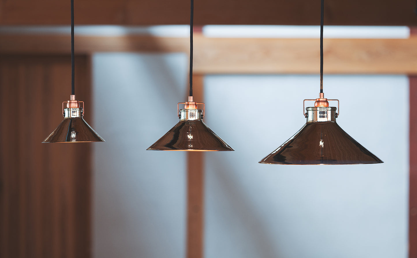 Conical Pendant Light L  Mirror