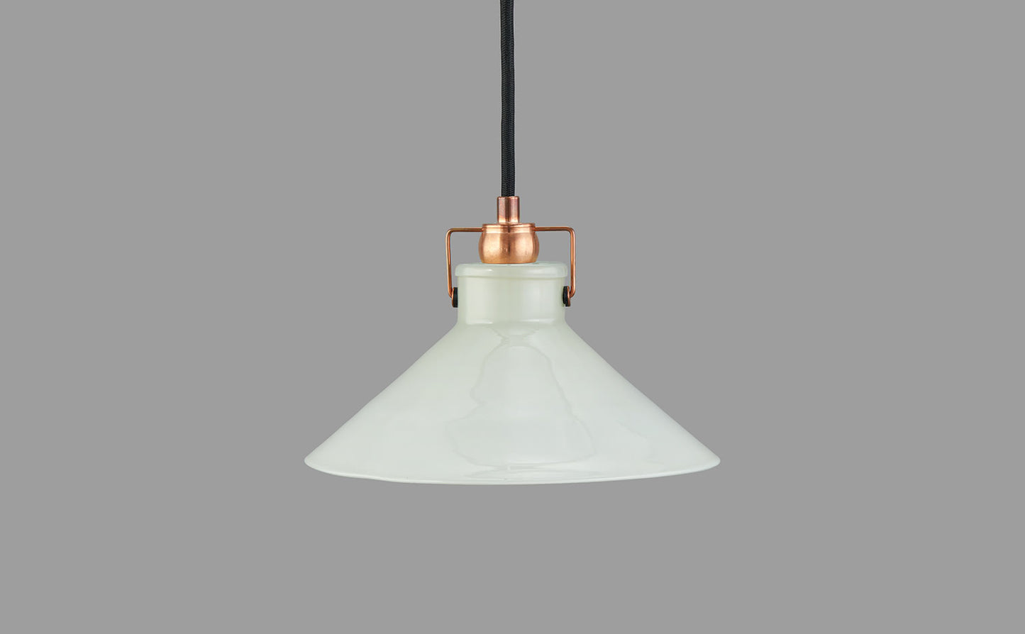 Conical Pendant Light L  White